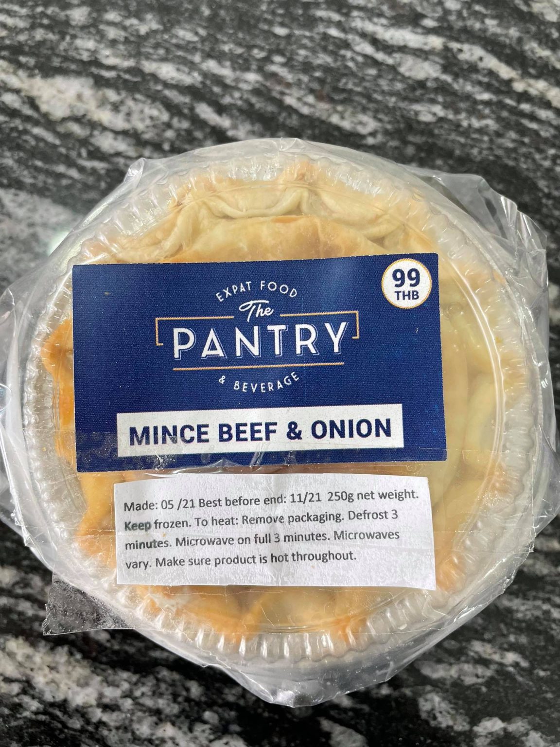 Minced Beef & Onion Pie - The Pantry Expat Food & Beverage