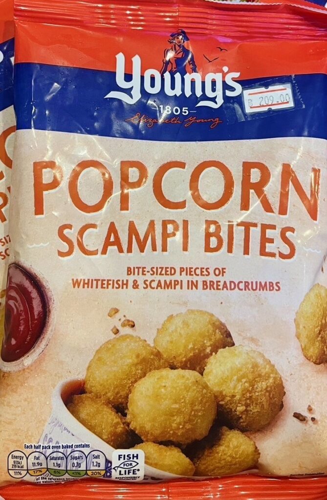 Young’s Popcorn Scampi Bites 190g - The Pantry Expat Food & Beverage