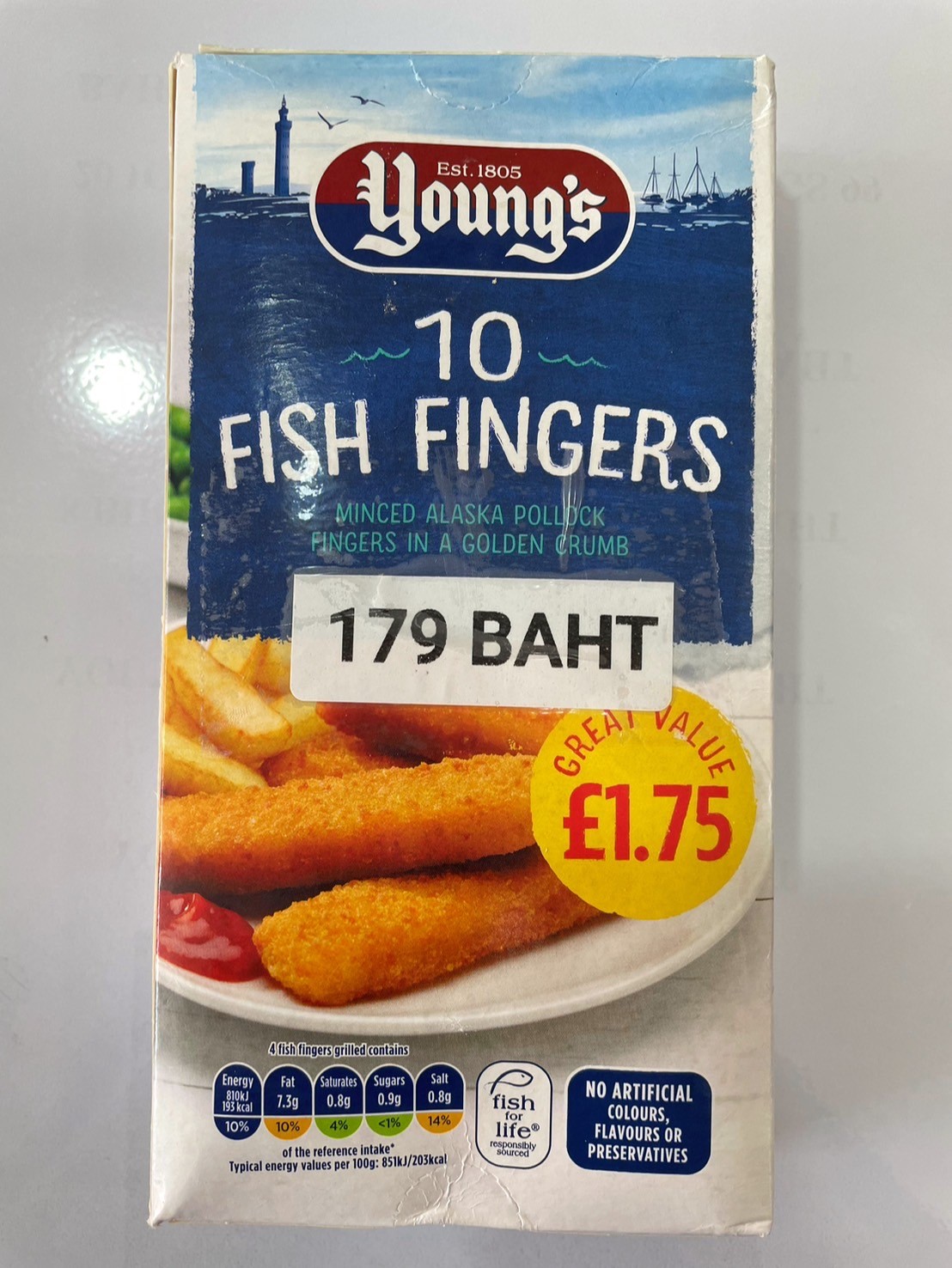 Young’s Fish Fingers x 10 - The Pantry Expat Food & Beverage